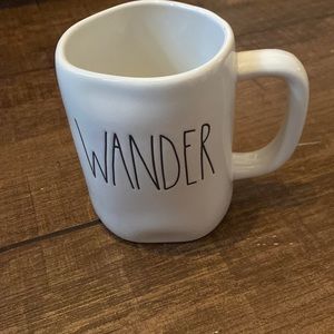 Rae Dunn “wander” coffee mug